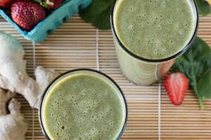 Green Smoothies with Ginger